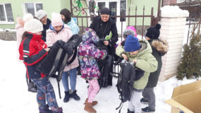 New backpacks for the children’s home in Ivano-Frankivsk