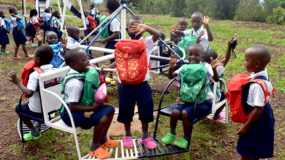 School bags for the next class