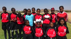 Mädchen Fußball Festival in Khorixas