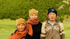 Shoes, scarves, and hats for Mongolia